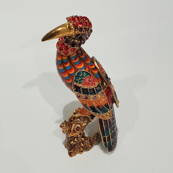 Fitz & Floyd Cleopatra Bird Guild Collection Figurine Swarovski Crystals - Picture 7 of 16